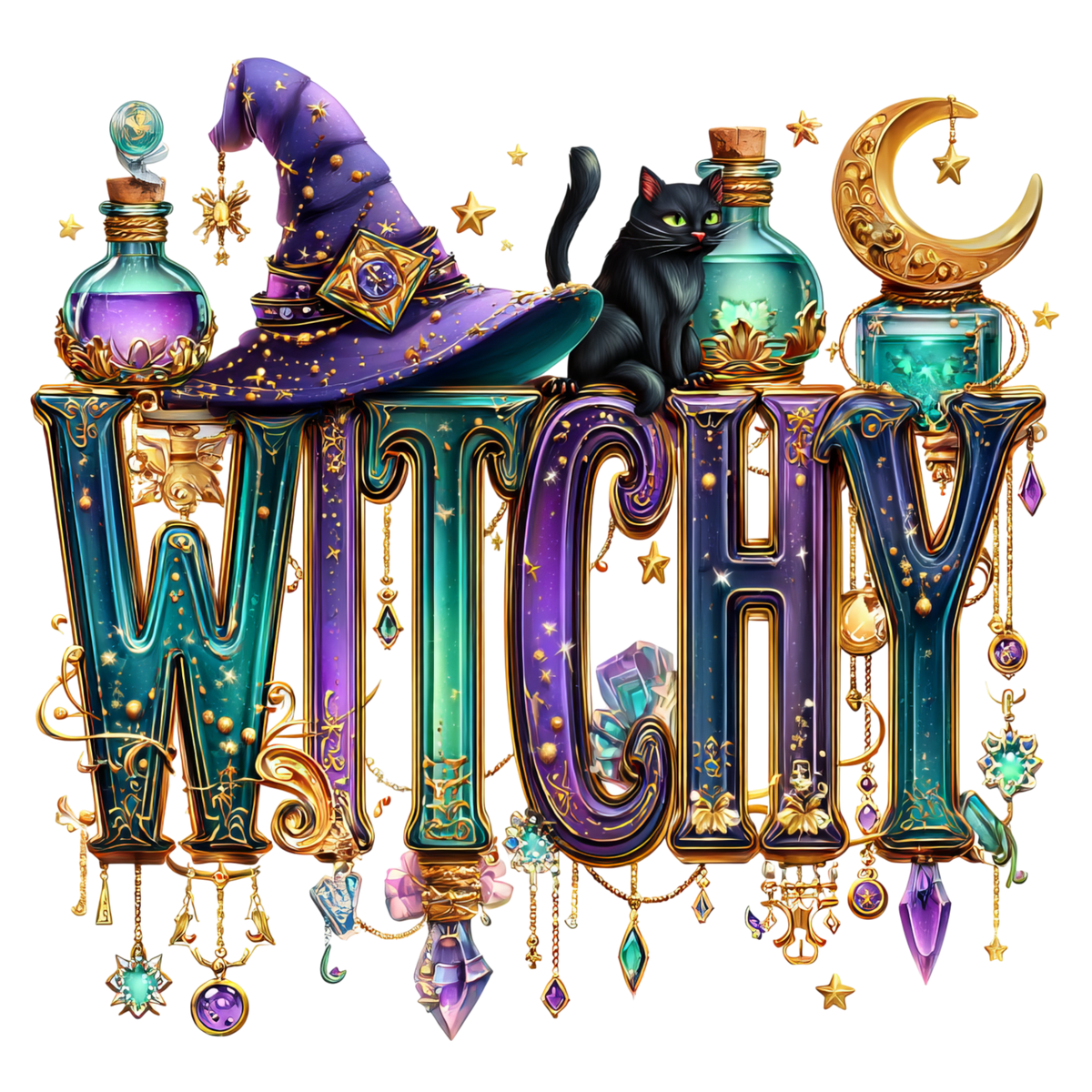 Witchy Graphic T-Shirt / Hoodie