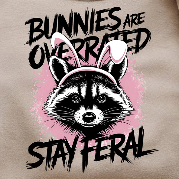 Stay Feral: Bunnies are Overrated - Graphic T-Shirt