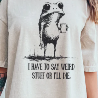 Relatable awkward humor graphic tee unisex