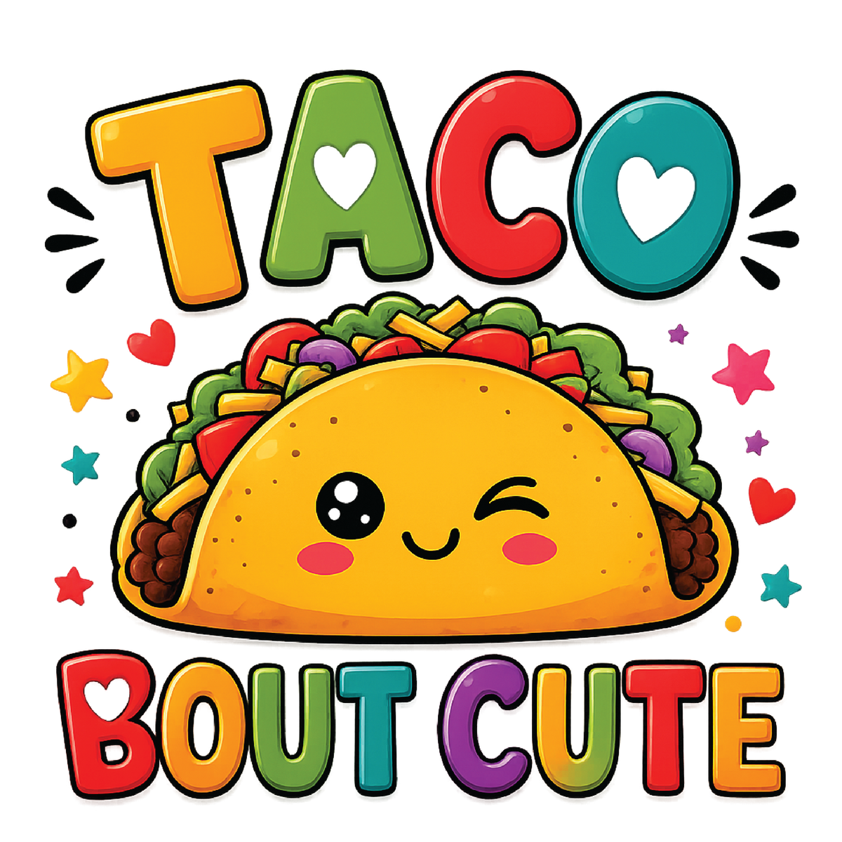 Taco Bout Cute Graphic Onesie