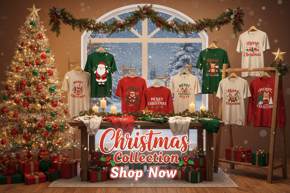 Get Festive & Cozy: Celebrate the Holidays in Graphic Tees and Sweatshirts