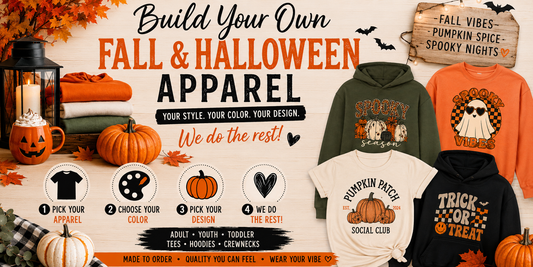 Build Your Own Apparel is Here | Fall & Halloween Designs