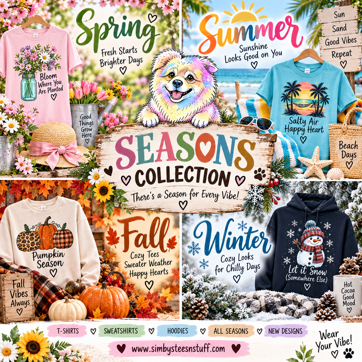 Seasons Collection - Spring, Summer, Fall and Winter