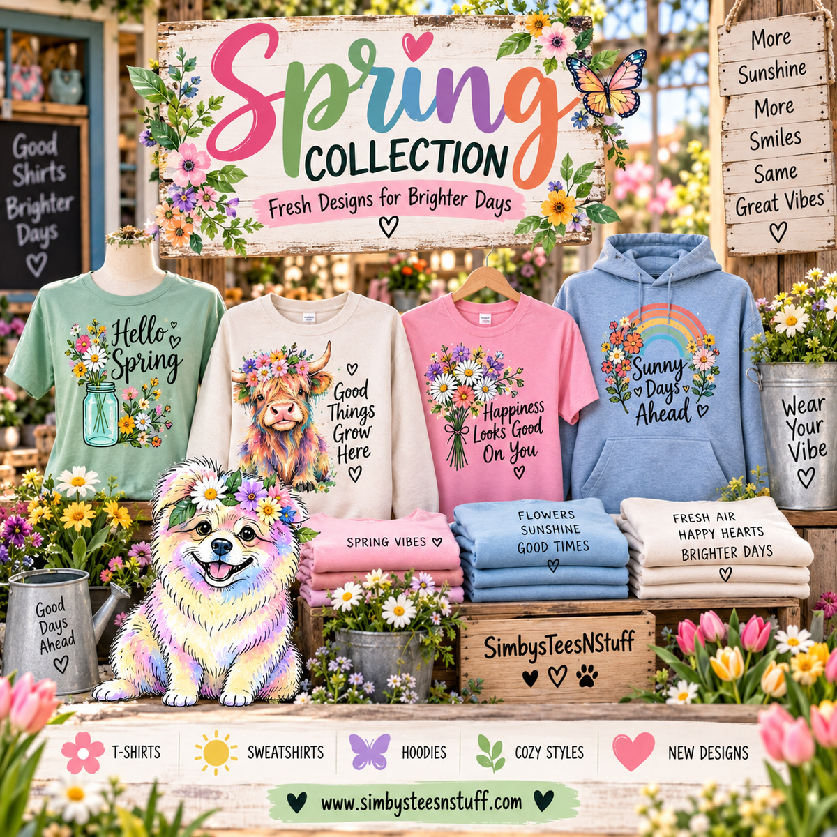 Spring Collection Graphic T-Shirts & Sweatshirts