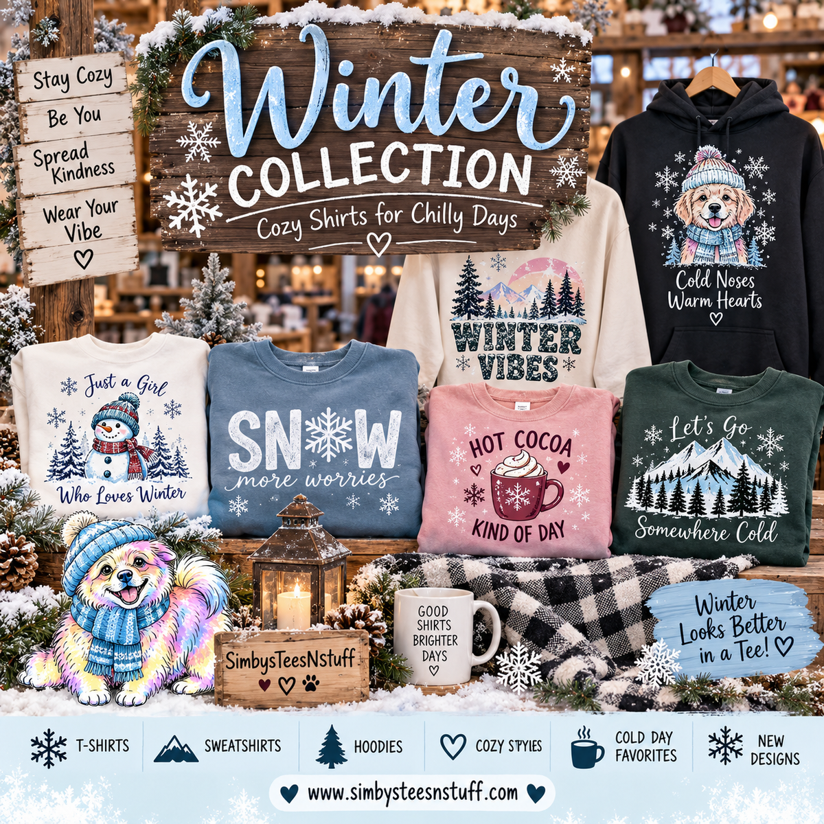 Winter Collection Graphic T-Shirt & Sweatshirts