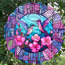 10" Hummingbird Wind Spinner