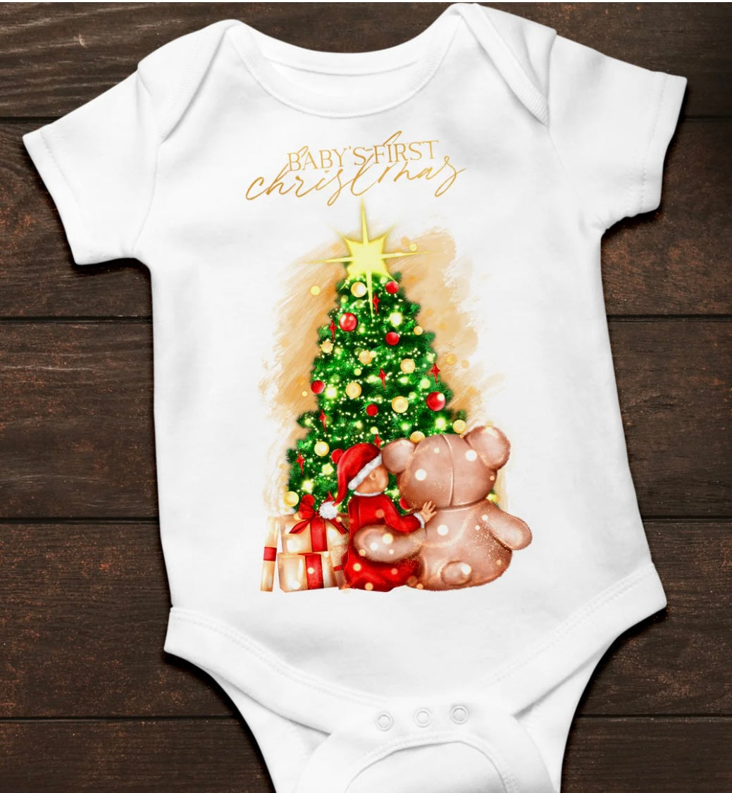 Baby’s First Christmas - Graphic Onesie