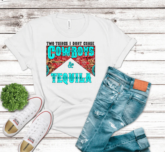 Cowboys and Tequila  - Graphic T-Shirt