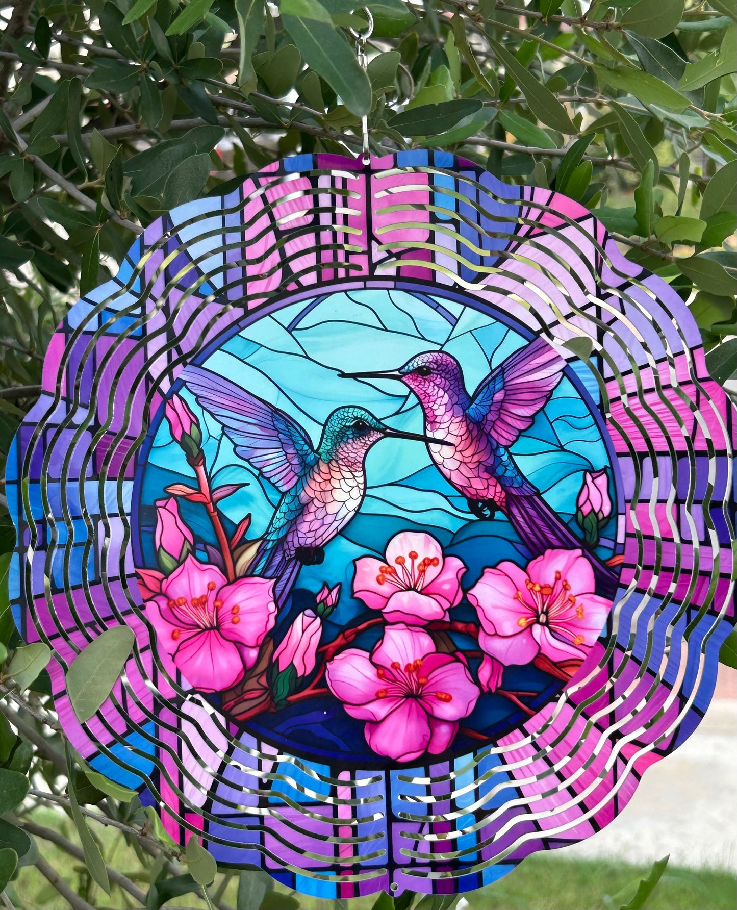10" Hummingbird Wind Spinner