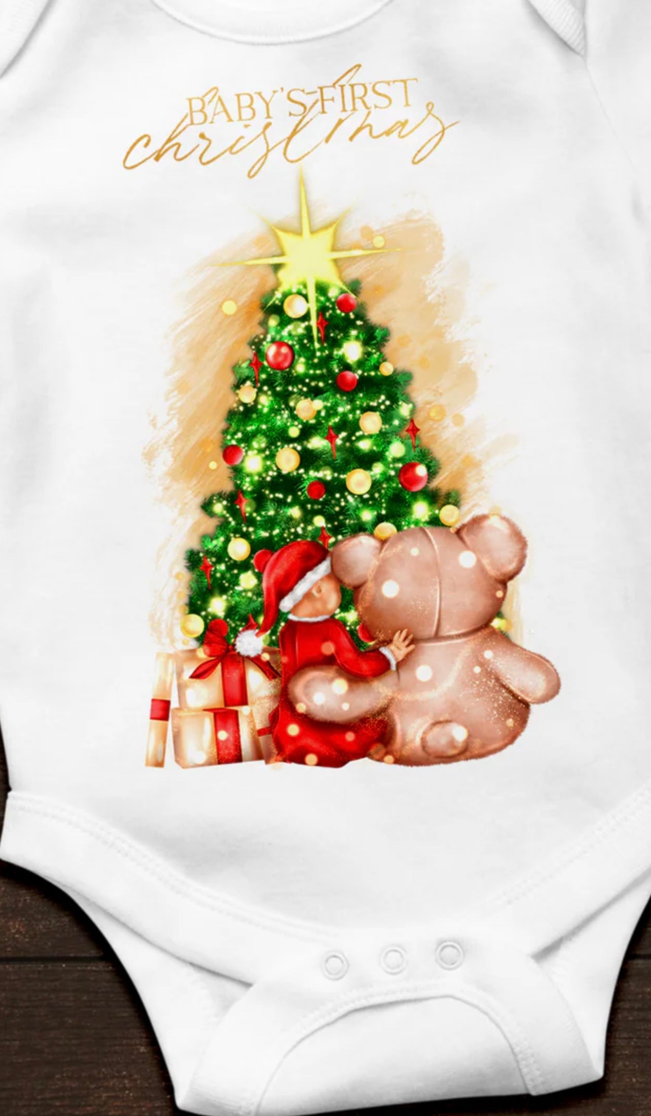 Baby’s First Christmas - Graphic Onesie