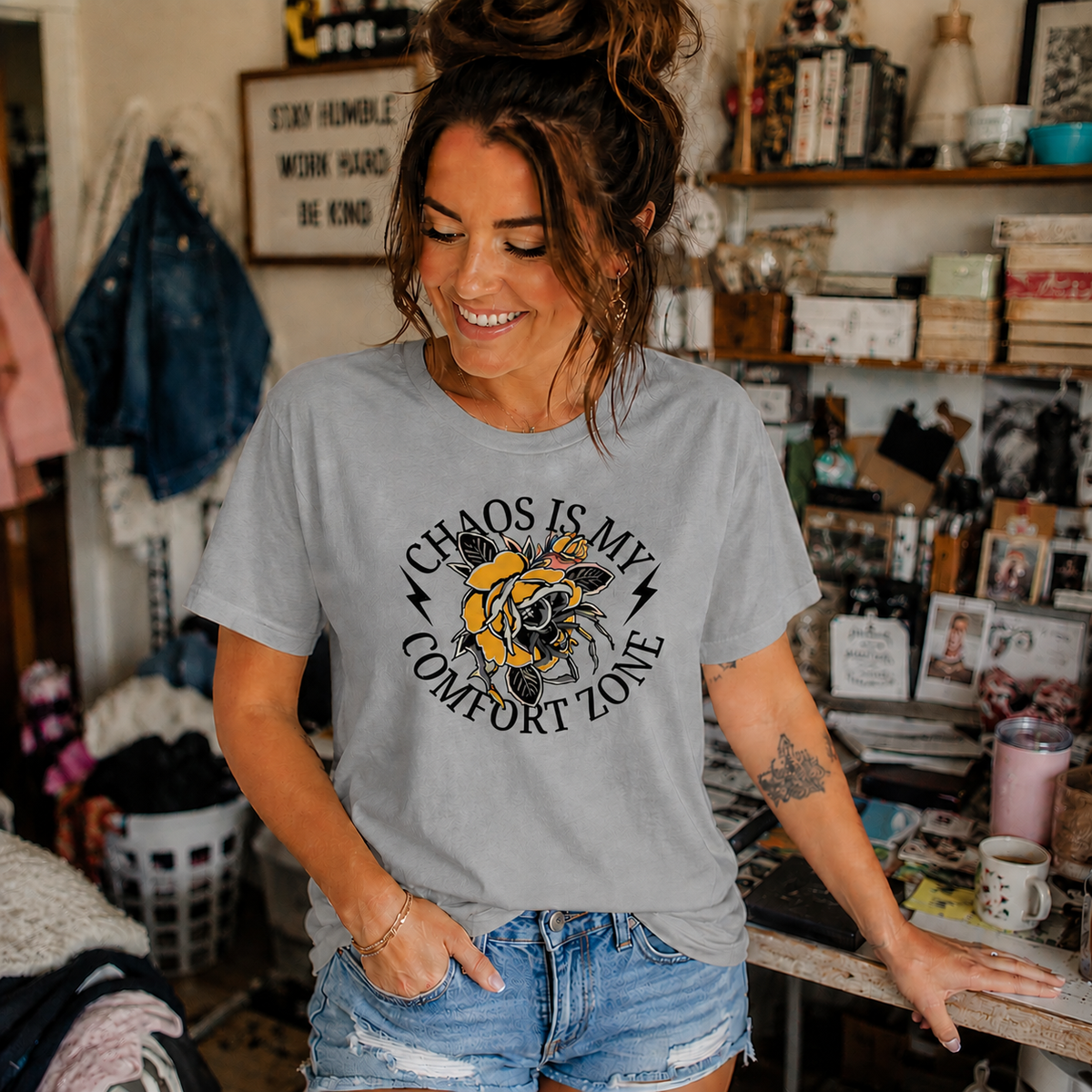 Chaos is My Comfort Zone - Graphic T-Shirt