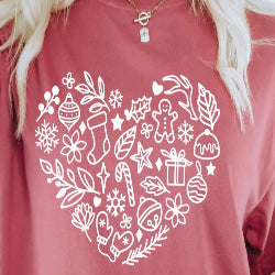 Christmas Heart - Graphic T-Shirt