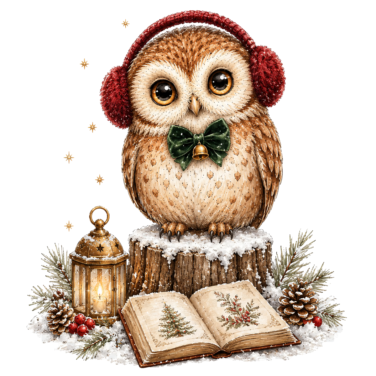 Christmas Storytime Owl Book & Lantern