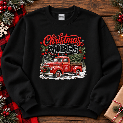 Christmas Vibes & Vintage Truck Holiday Magic