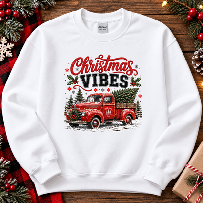 Christmas Vibes & Vintage Truck Holiday Magic