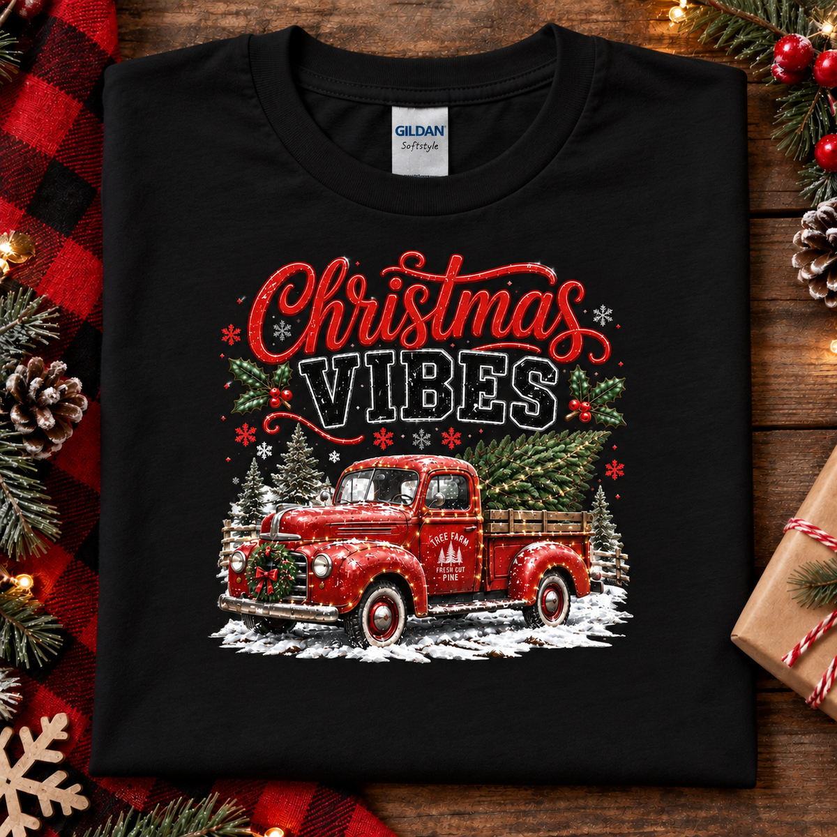 Christmas Vibes & Vintage Truck Holiday Magic