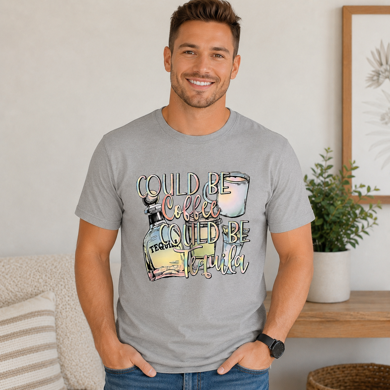 Could Be Coffee, Could Be Tequila – Graphic Tee