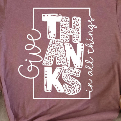 Stay cozy and thankful with our “Give Thanks in All Things” Sweatshirt — soft, comfy, and perfect for Thanksgiving or everyday fall wear.