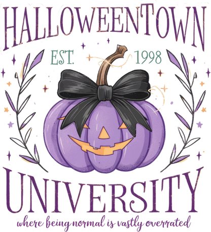 HalloweenTown University Purple Graphic T-Shirt