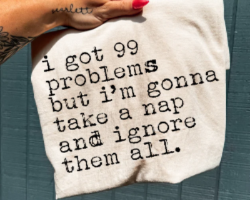 Funny nap humor graphic tee for tired adults who solve problems by sleeping.