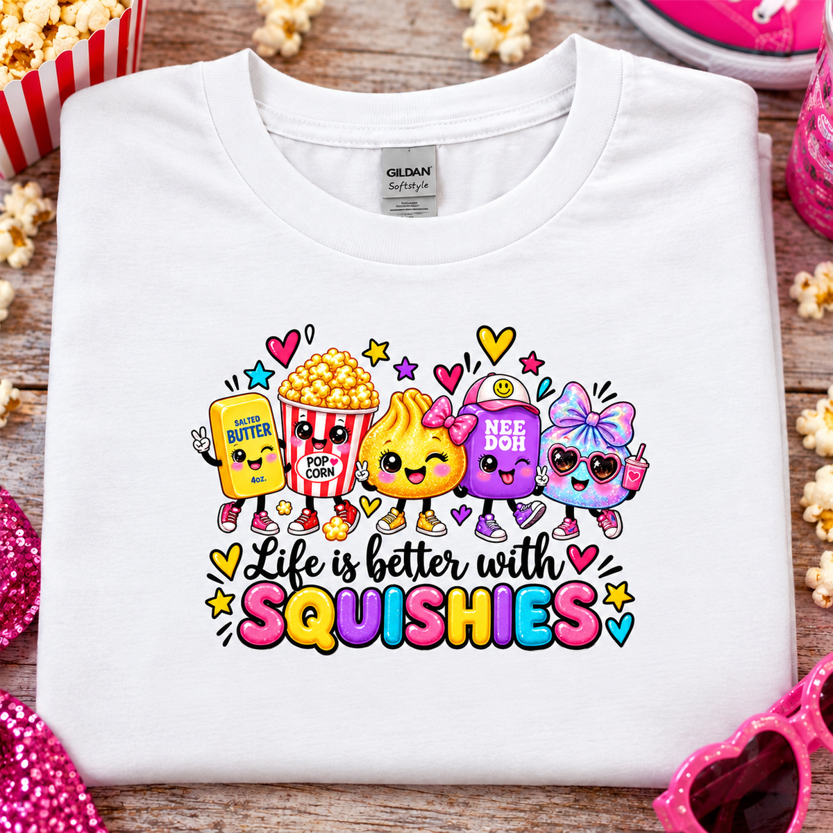Life is better with Squishies Graphic T-Shirt