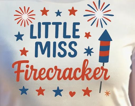 Little Miss Firecracker (Youth)  - Graphic T-Shirt