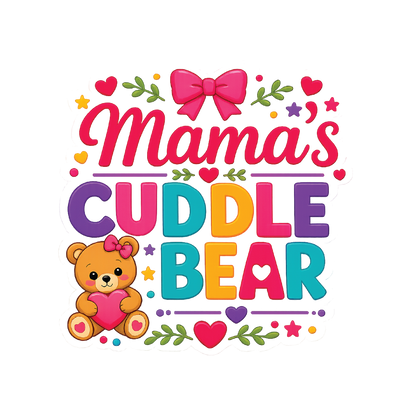 Mama's Cuddle Bear Graphic Onesie