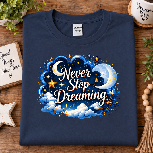Never Stop Dreaming Graphic T-Shirt (Youth)