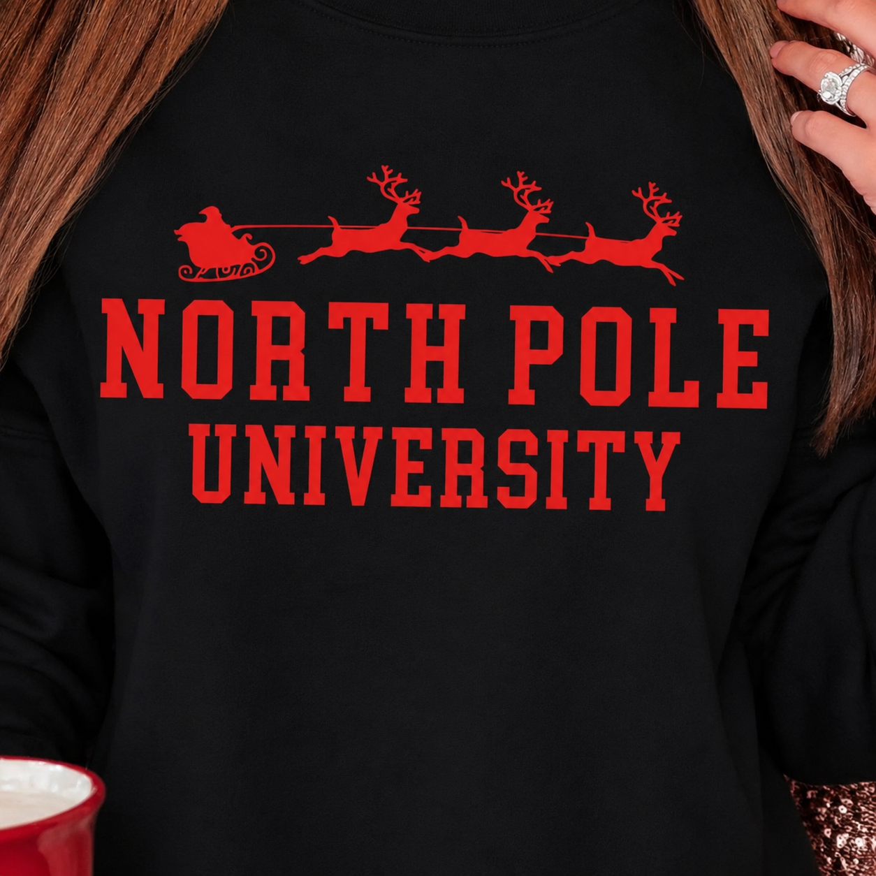 North Pole University - Graphic Sweatshirt