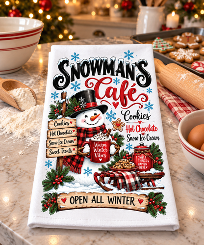 A Homemade Holiday Decorative Kitchen Towels