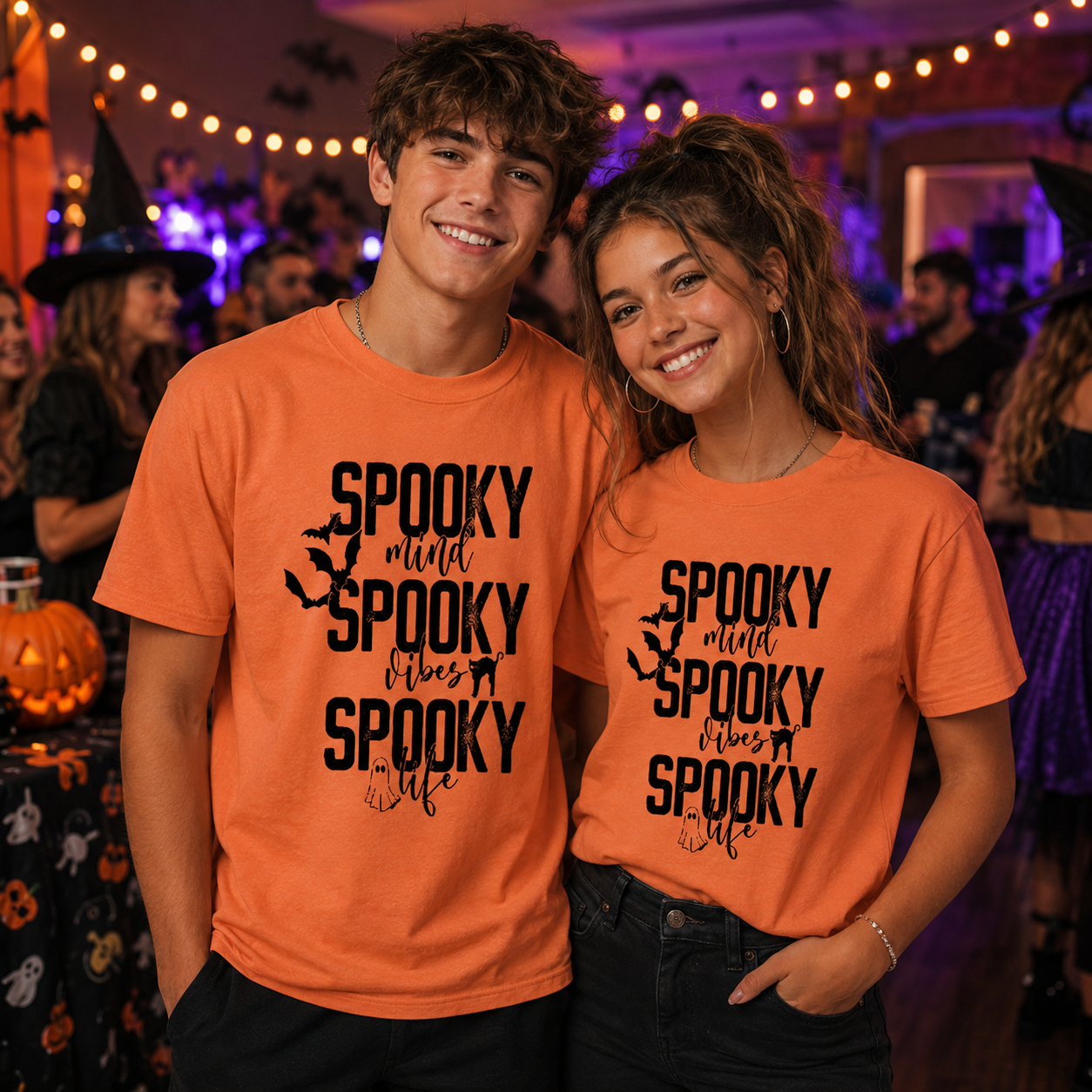 Spooky Mind, Spooky Vibes, Spooky Life – Graphic T-Shirt