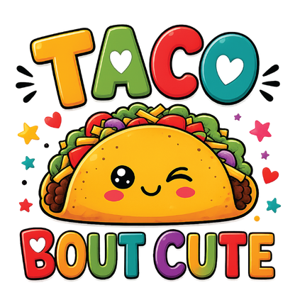 Taco Bout Cute Graphic Onesie