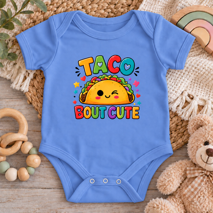 Taco Bout Cute Graphic Onesie