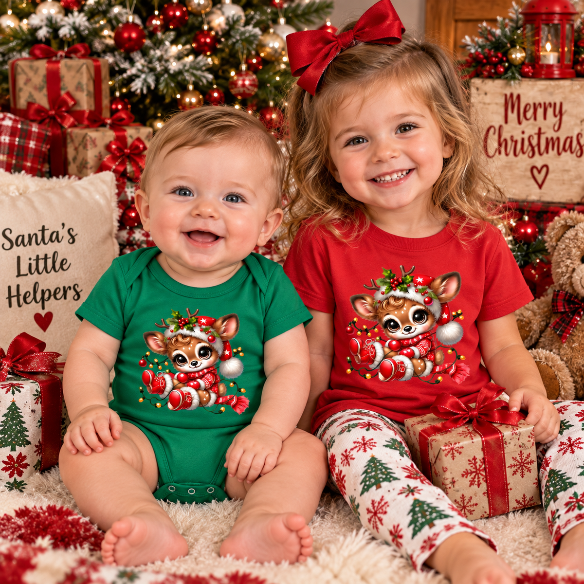 Tangled Up in Christmas Cheer (Onesie & Toddler)