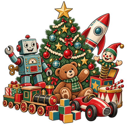 Vintage Christmas Tree & Toyland Collection (Youth)