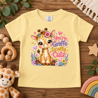 You're Giraffe-tically Cute Toddler Graphic T-Shirt