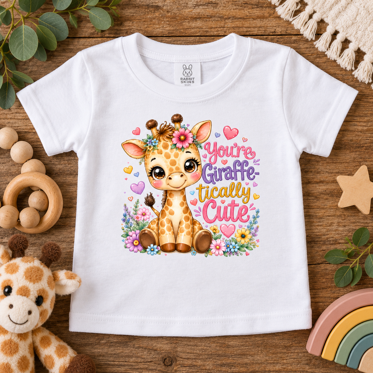 You're Giraffe-tically Cute Toddler Graphic T-Shirt