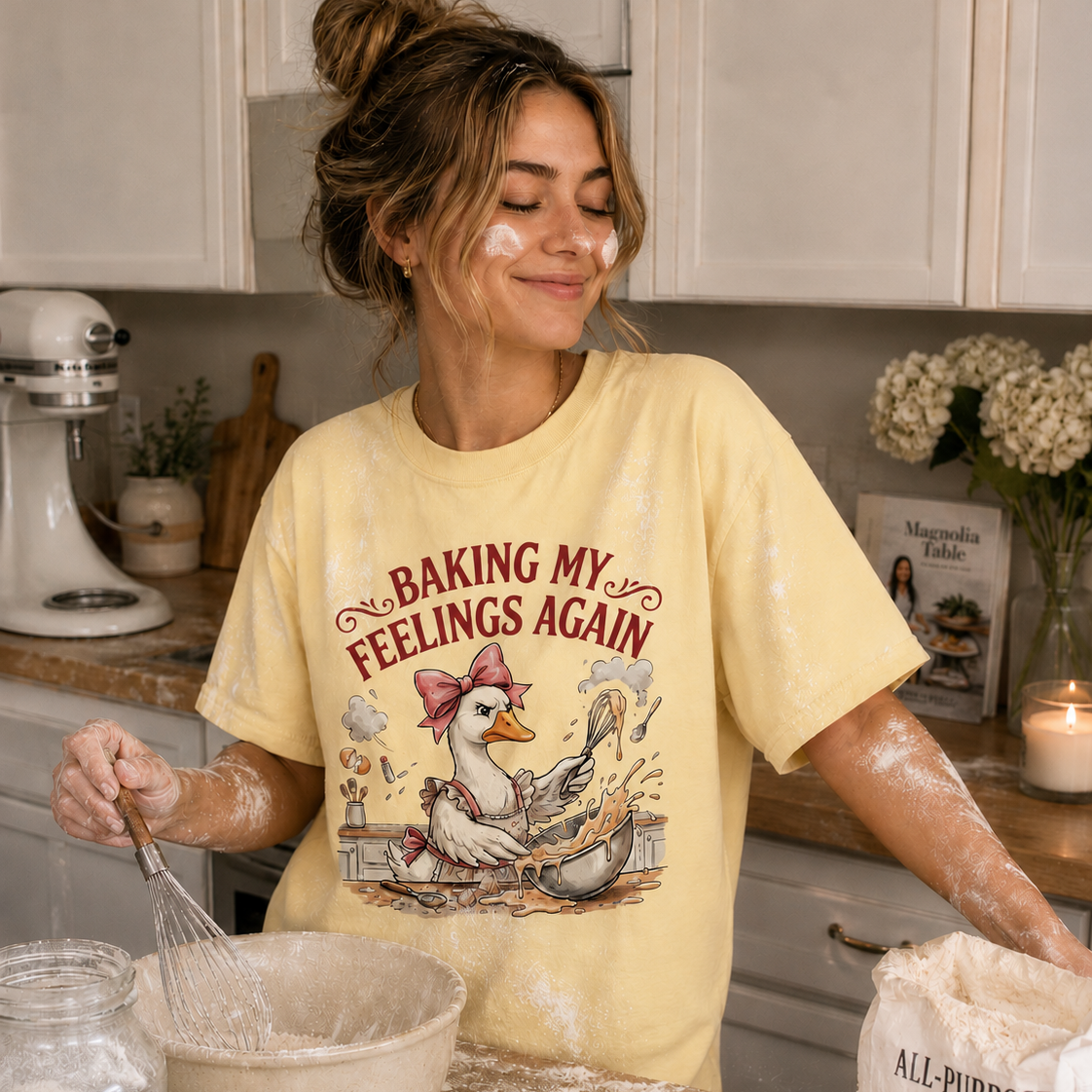 Baking My Feelings Again - Graphic T-Shirt