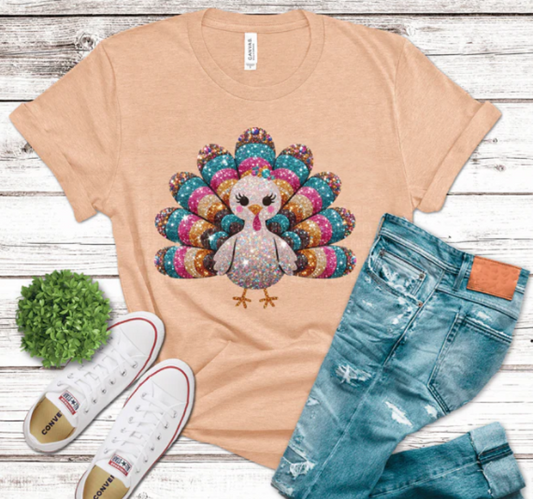 Bling Turkey - Graphic T-Shirt