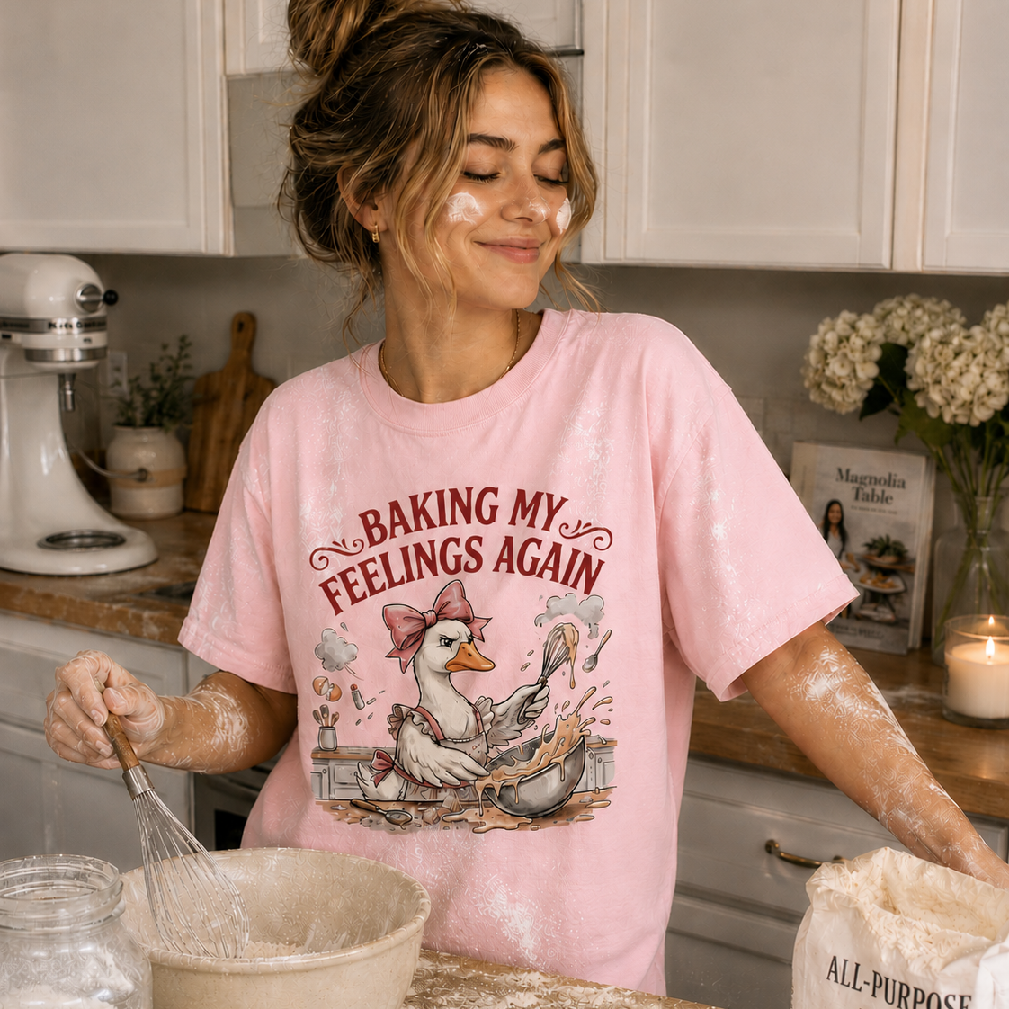 Baking My Feelings Again - Graphic T-Shirt
