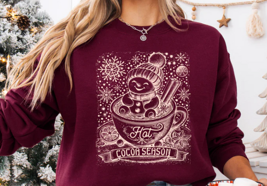 Hot Cocoa Season - Graphic Sweatshirt